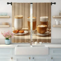 2pc,  Window Drapes Cozy Tea Light Filter Birthday Party Perfect for All Occasions 2