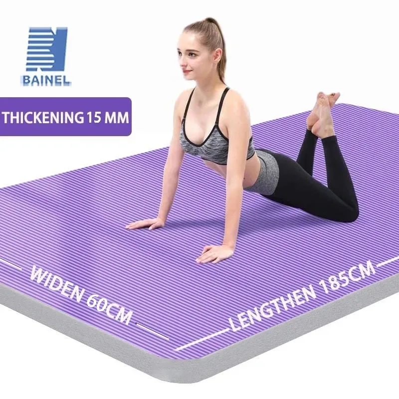 

Fitness Yoga Plus Exercise Mat Sound Insulation Shockproof and Non-slip Floor Mat Thickened Household Mat Sports Floor Mat