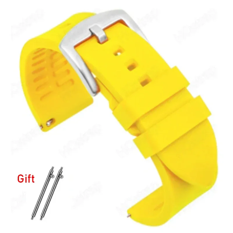 Universal Waterproof Silicone Quick Release Watch Strap