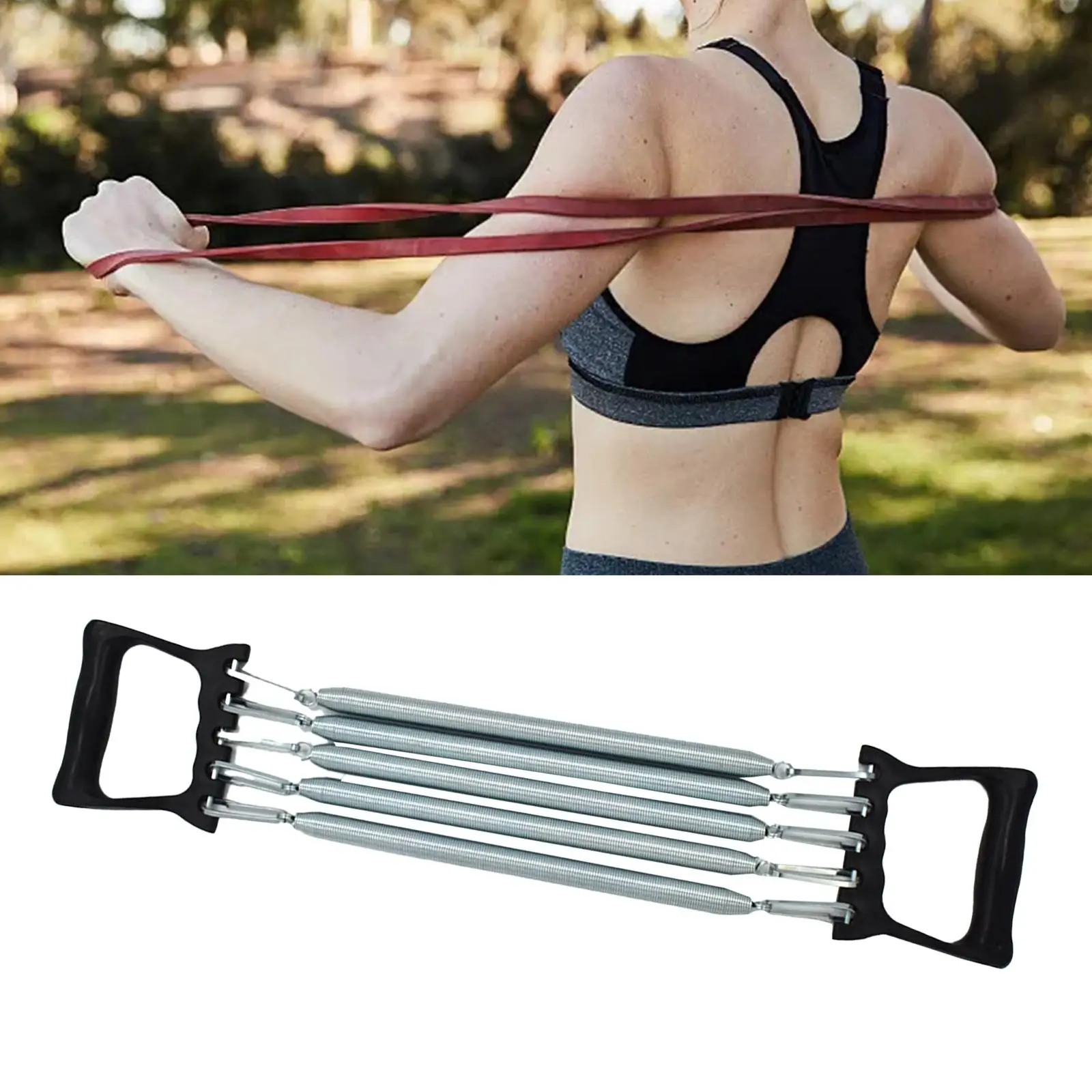 Resistance Band Home Gym Pull Rope Stretching Fitness Trainer Chest Expander