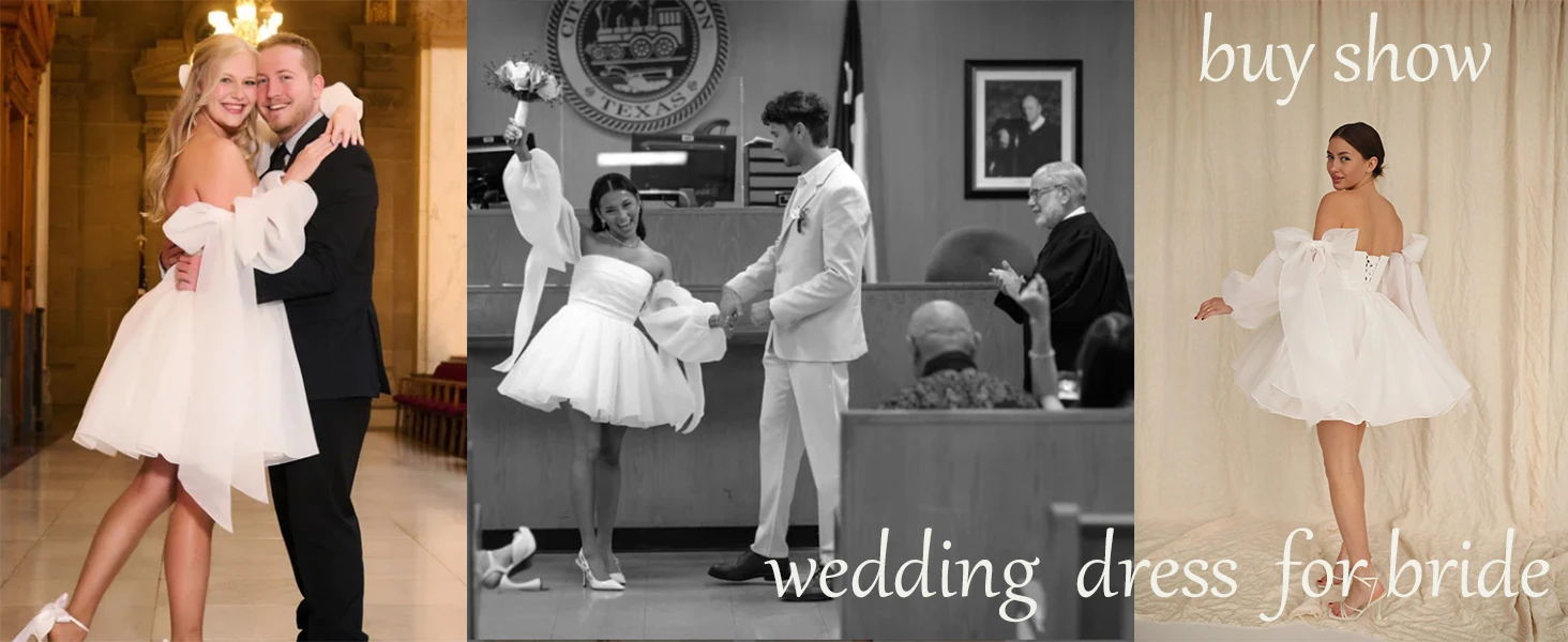 Schulterfreies Organza-Heimkehrkleid mit langen Ärmeln, A-Linie, Partykleid für Teenager