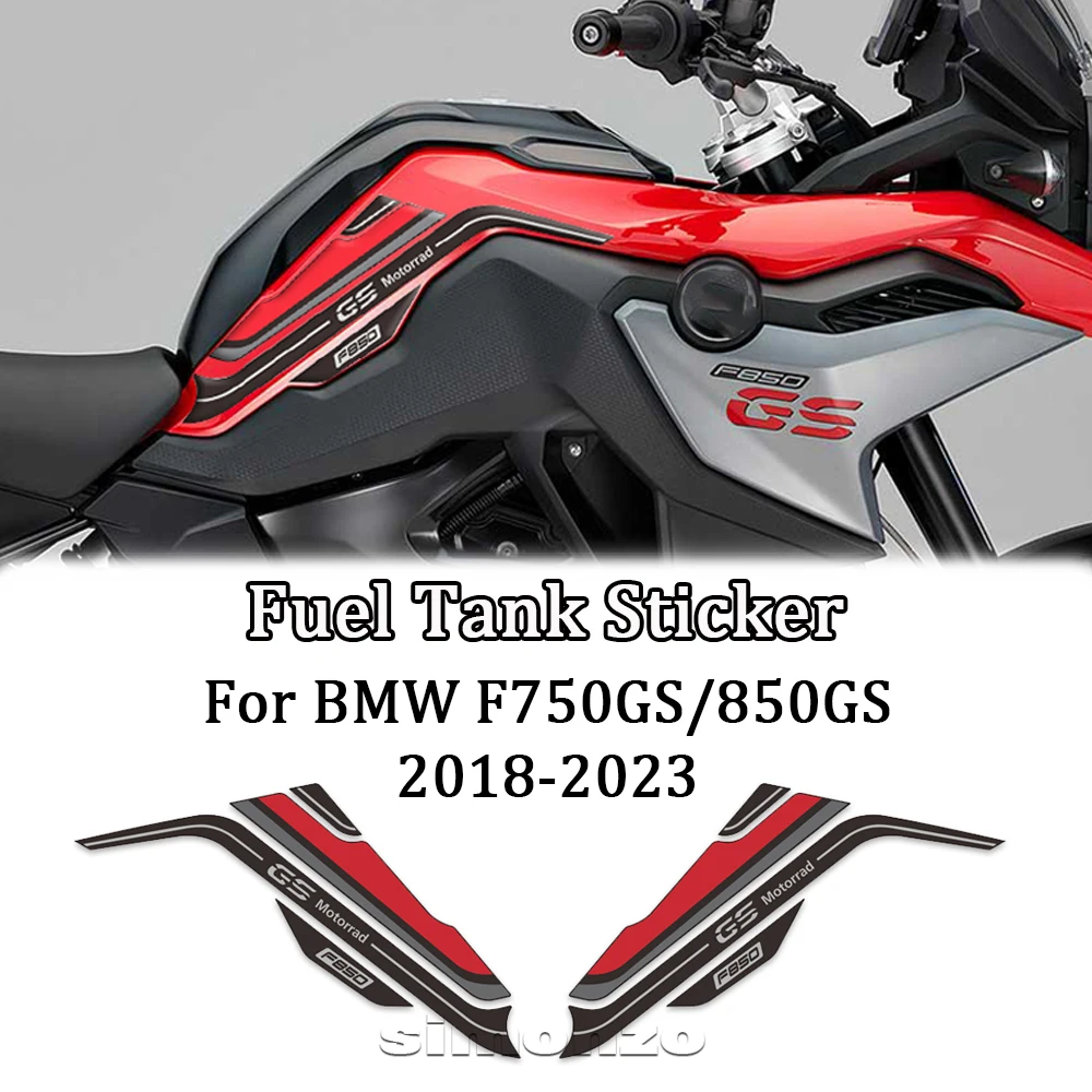 F750GS F850GS Motorcycle Fuel Tank Sticker For BMW F750 GS F850 GS 2018-2023 Fuel Tank Protection Sticker Decoration 3D Decal for bmw f750gs f850gs f750 gs f850 gs motorcycle accessories fuel tank pad pvc sticker fuel tank protection decals