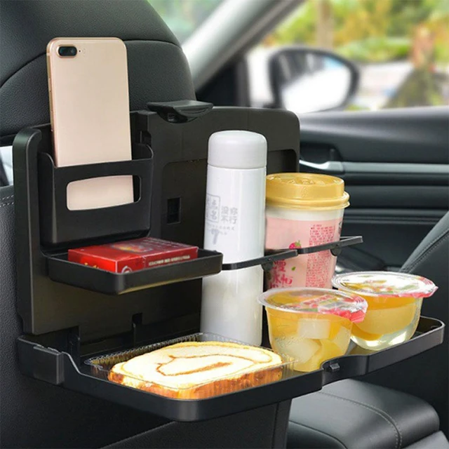 Auto Rücksitz Tablett Tisch Auto Rücksitz Organizer mit Klapptisch für  Lebensmittel Laptop Klapptisch Tablett Auto Interieur Zubehör - AliExpress