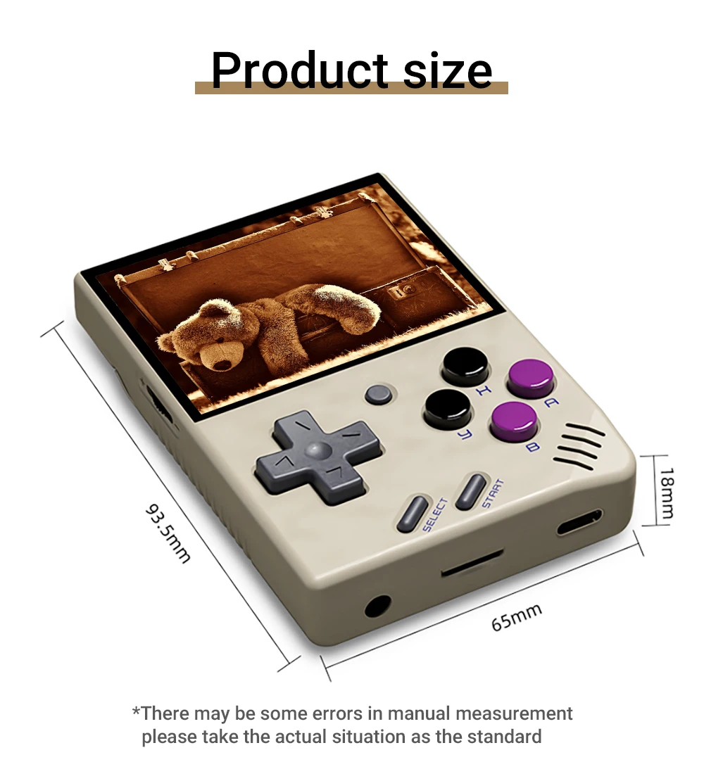 MIYOO MINI Portable Retro Handheld Game Player 2.8 Inch IPS HD Screen Video Game Consoles Linux System Classic Gaming Emulator