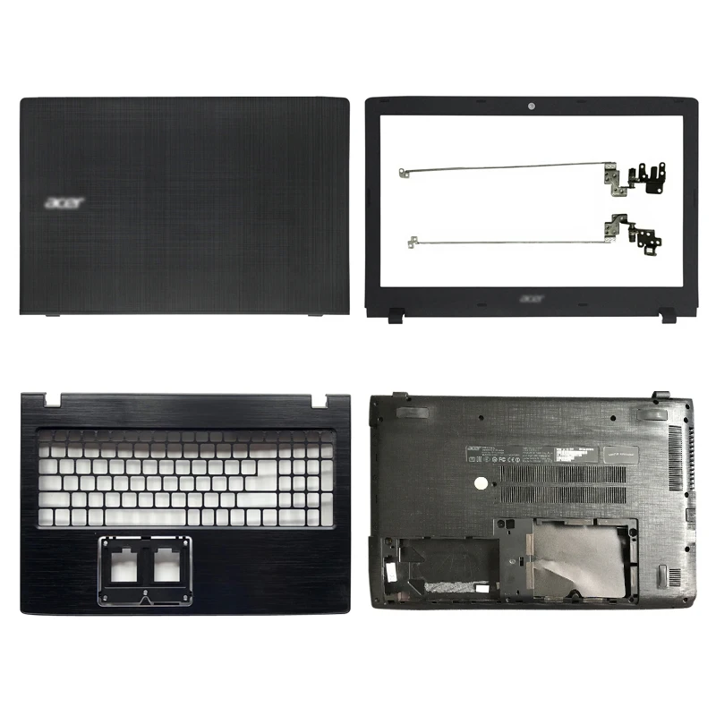 

Новинка, задняя крышка для ноутбука ACER E5-575 E5-576 TMTX50 TMP25 N16Q2, передняя панель, петля, Упор для рук, Нижняя крышка