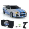 Hot LDRC 1/18 4x2 RC Drift Car Racing Speed Car RWD Remote Control Vehicles Gyroscope LD1899 Radio Light System Toys for Boys 1