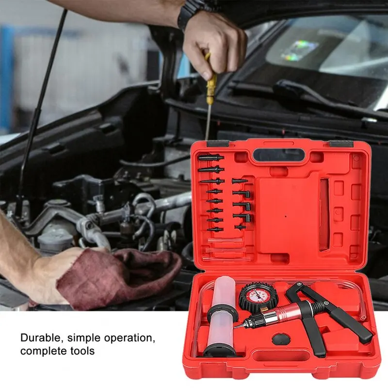 Electric Vacuum Pump Automotive Tools Handheld Hand Vacuum Pump Kit Vacuum Pistol Pump Tester