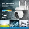 Srihome SH052 Wifi 5MP Wireless PTZ IP AI Auto Tracking Sound&Light Alarm Starlight Color Night Vision Outdoors Surveillance Cam 2