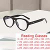Retro Black Oval Small Frame Computer Glasses Women Men Anti Blue Light Prescription Eyeglasses Fashion New Presbyopia Glasses