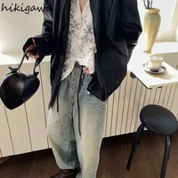 Chemisiers en dentelle évidés à manches longues pour femmes, voir à travers les chemises blanches, vêtements sexy, mode d'été, 2025 5