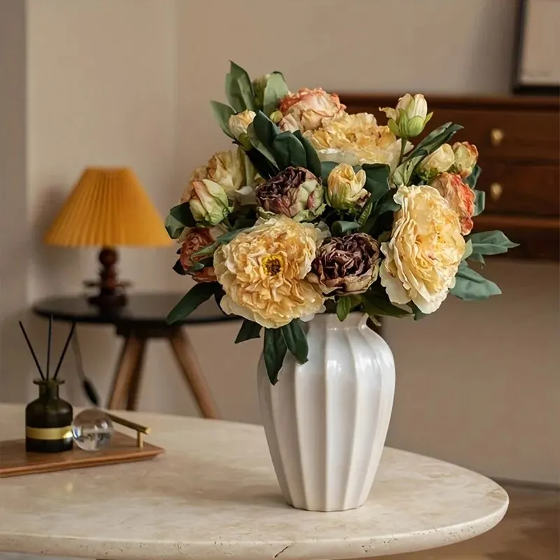 Elegant Peony Artificial Flower Bouquet