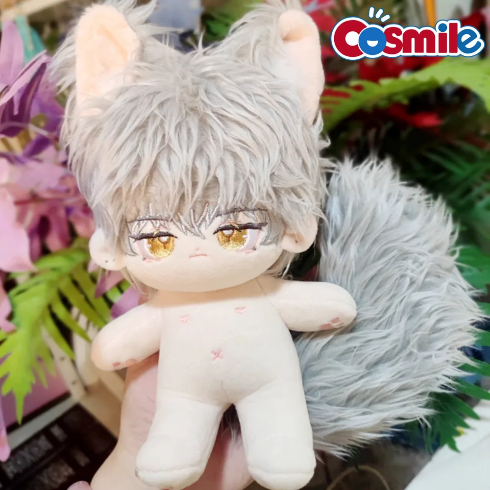 

Cosmile Light and Night Sariel Qi Sili Fox Beast Ear Tail 20cm Plush Doll Toy Body Bag Accessory Cute Cosplay Kpop Fan Gift C MK