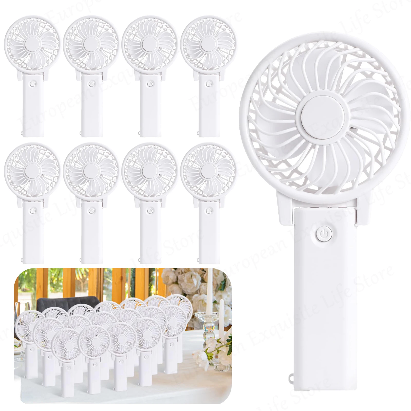 Bulk Mini Wedding Hand Fans 1