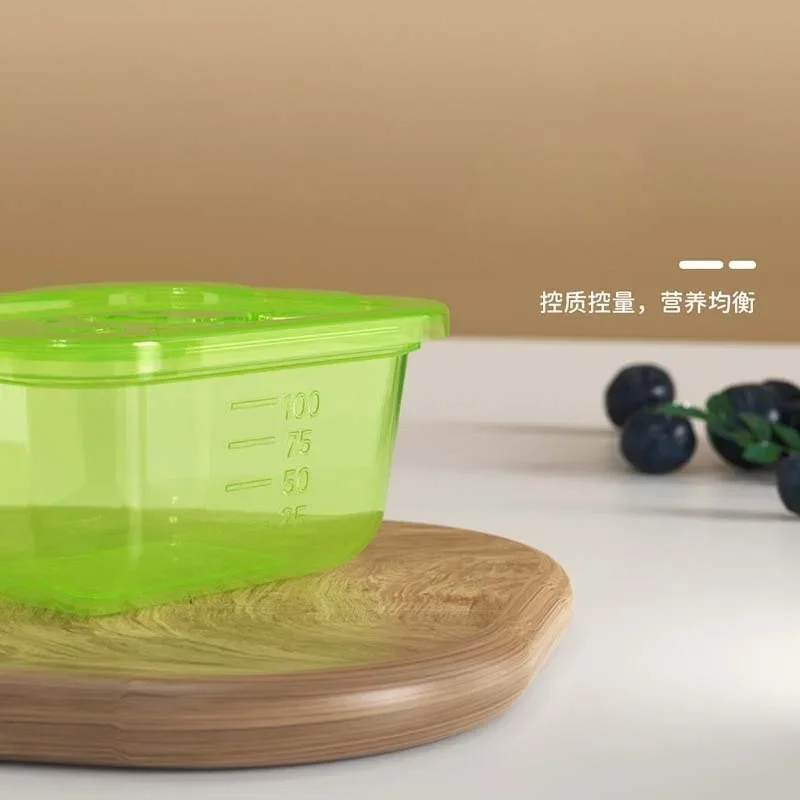 Baby Food Storage Snack Containers Baby Learning Dishes Auxiliary Bowl Portable Sealed Storage Boxs Can Microwave BPA Free