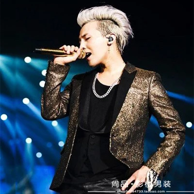 S-XXXL Korean version new sequin suit jacket stage male host performance suit dress large men's fashion jacket