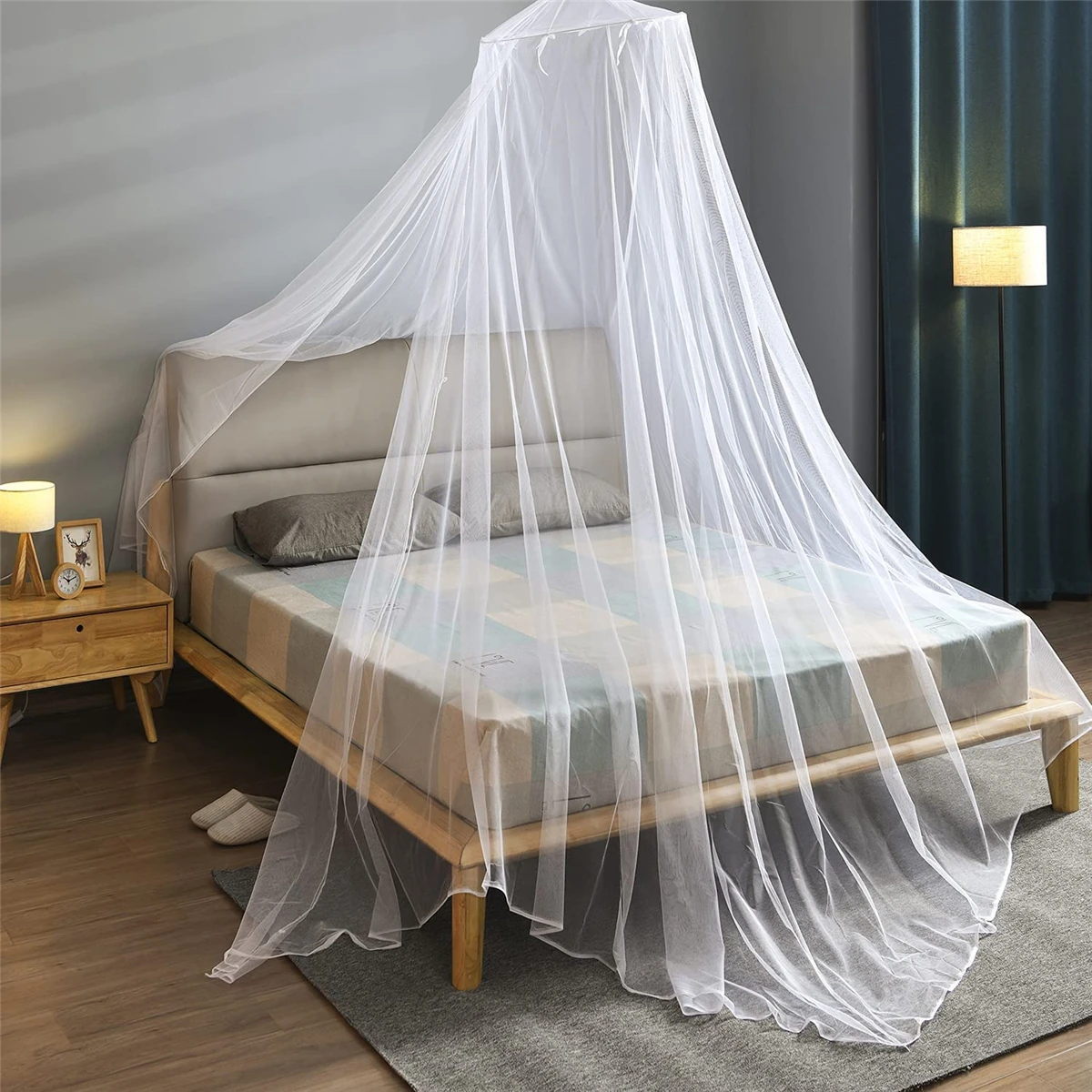 Mosquitera para dosel de cama, cortinas colgantes de Cama grande para camas individuales King Size, jardín, Camping, viaje, decoración del - AliExpress