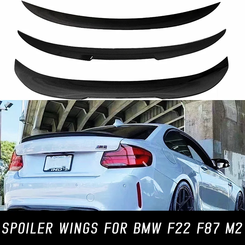 

For BMW 2 Series F22 F23 F87 M2 218i 220i 228i M235i M240i M4 MP PSM Style Rear Trunk Lid Spoiler Wings Car Tuning Accessories
