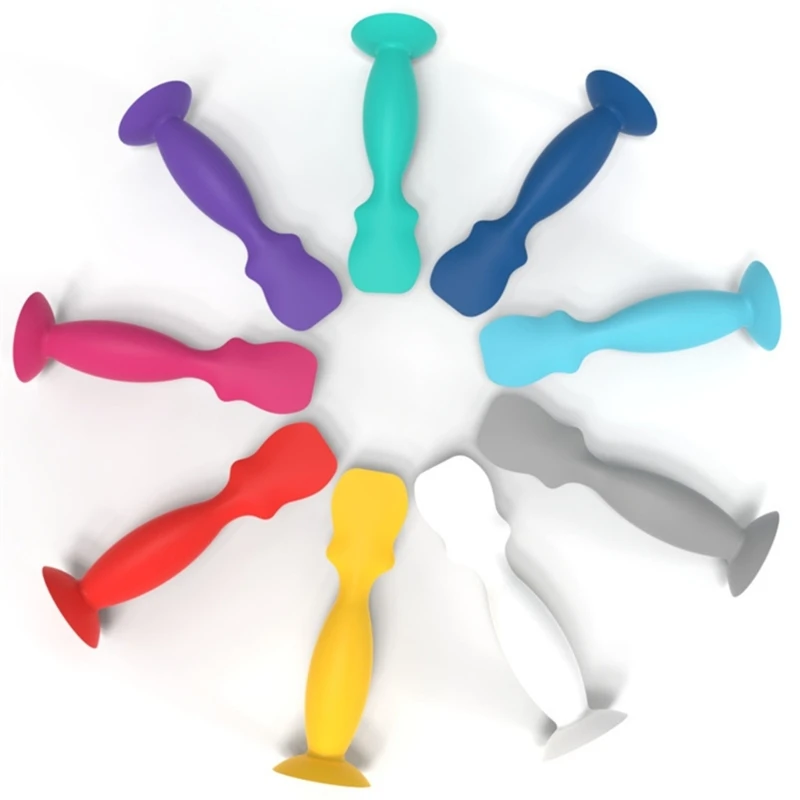 Silicone Infant Diaper Cream Applicator Flexible Keeps Hands/Fingernails Clean Reusable Spatula with Suction Cup baby diaper cream brush