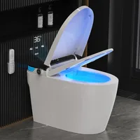 Smart Toilet, Display Tankless Toilet with Warm Water Sprayer and Dryer, Heated Bidet Seat, One Piece Bidet Toilet 1