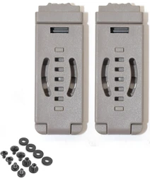 Dual Pack Tactical Belt Buckle Clip Holster - Kydex Universal Utility Sheath for Camping & Everyday Carry (2pcs tan)