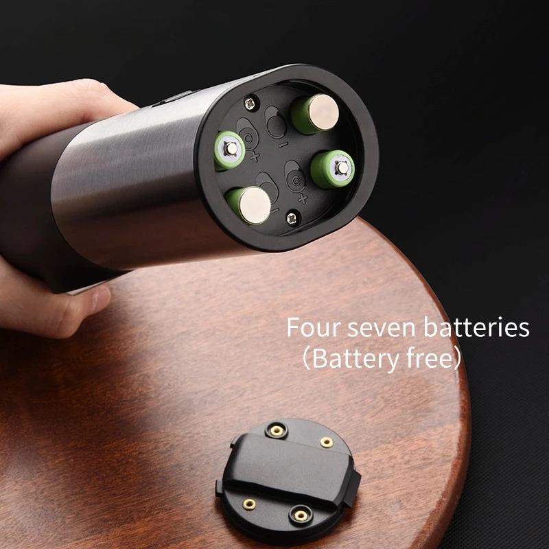 Electric Salt and Pepper Grinder Set Automatic Gravity Spice Mill Adjustable Spices Grinder Kitchen Tools