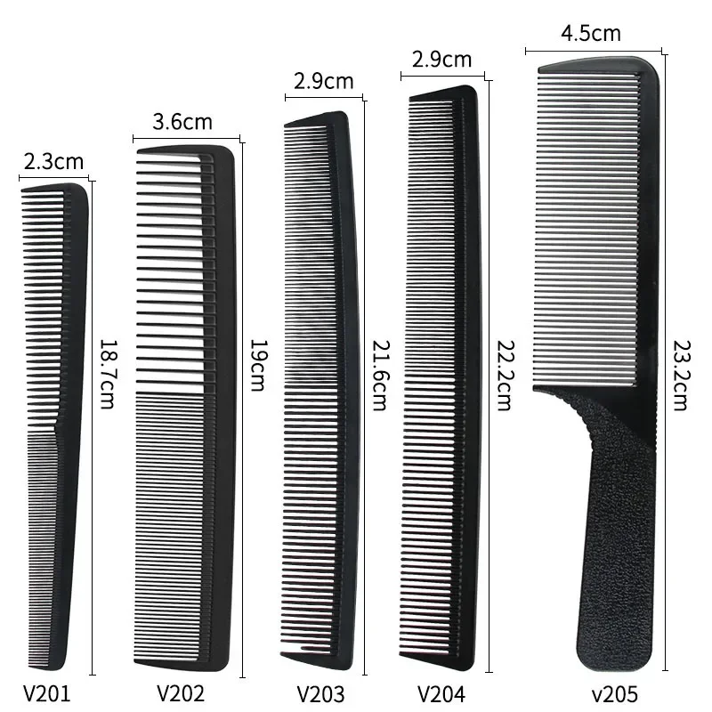 Hairdressing Comb 5 Pieces Anti-static Heat-resistant Portable Styling For Men Women