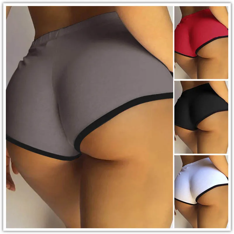 цена Women Sports Shorts Summer Running Shorts Sexy High Waist Hip Lift Abdomen Tightening Out Fitness High Waist Push Up Yoga Shorts