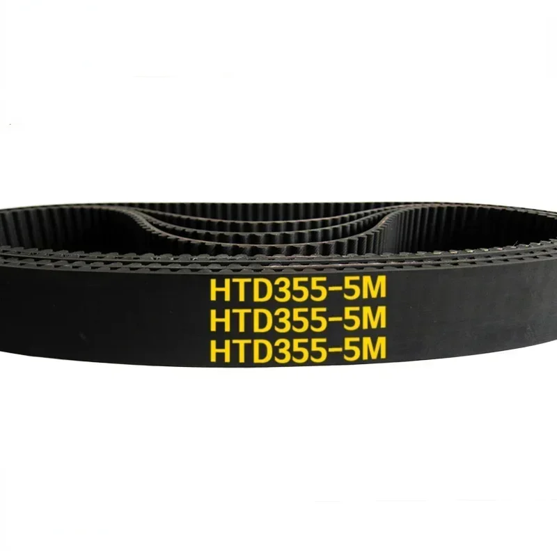 1pcs Arc HTD 5M Timing belt C=355/360/365/370 width10/15/20/25mm HTD5M synchronous Belt 355-5M 360-5M 365-5M 370-5M