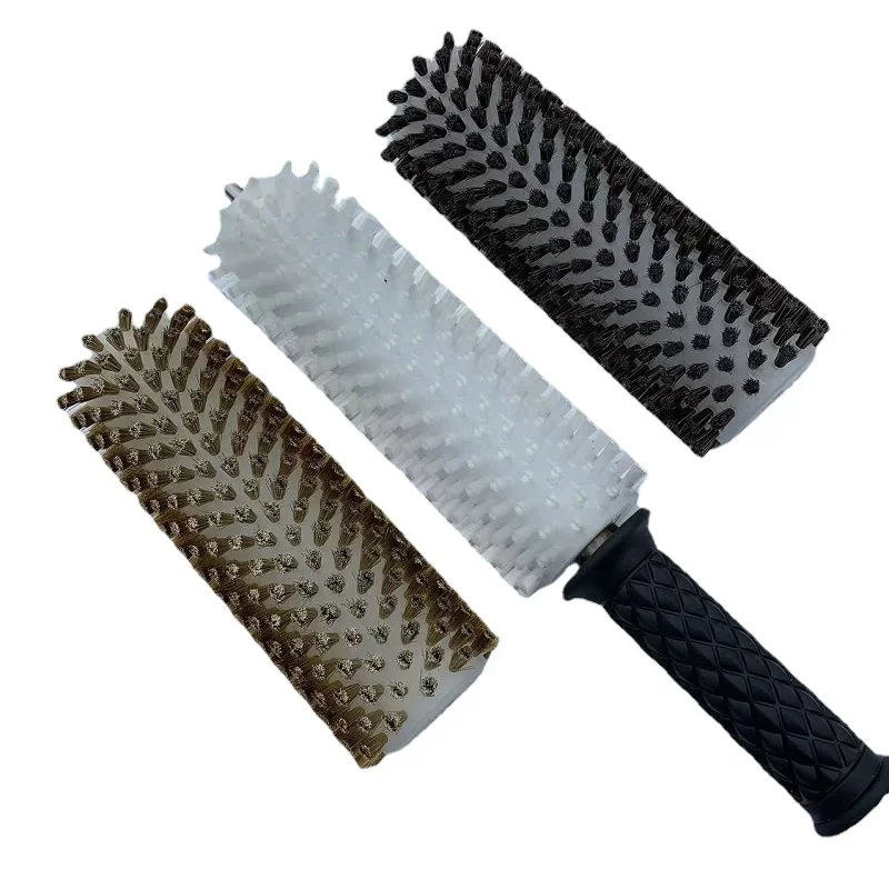 Winter Snowboard waxing electric roller brush nylon/horse hair/copper