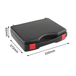 Durable Waterproof Power Tool Storage Case with Protective Foam Inserts for Workplace and Outdoor Use (330mmx272mmx82mm)