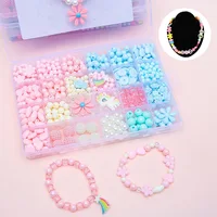 DIY Handmade Beaded Girls' Beaded Educational Toys Jewelry Bracelet Necklace Jewelry Beaded Gift Box Holiday Gifts 4