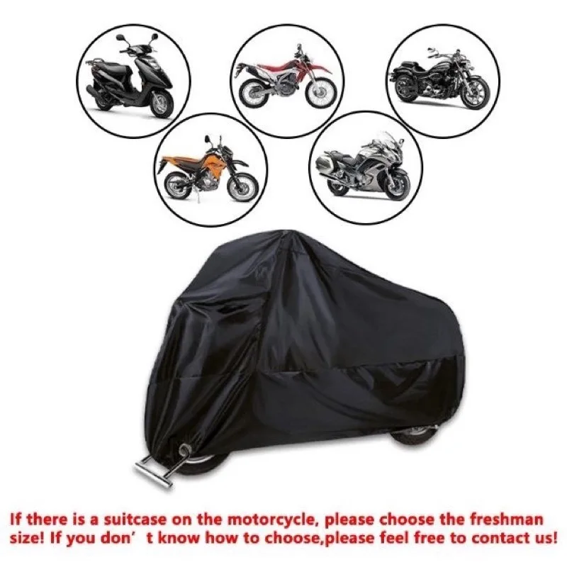 All-Season Wear-Resistant Waterproof Motorcycle & Scooter Cover with UV Protection