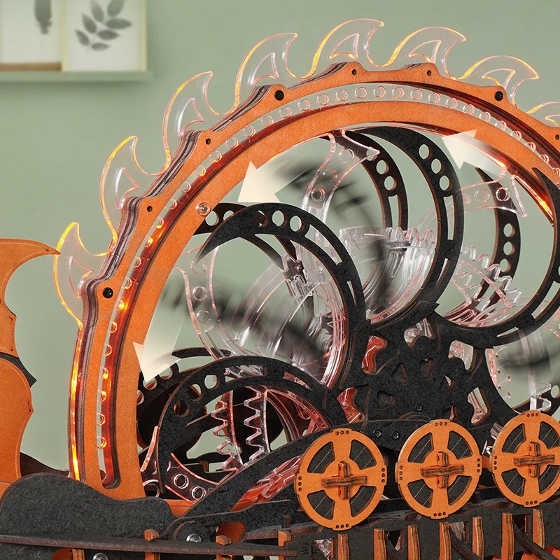 Robotime Rokr Viking Dargon Ship Kit Explore Mysteries Of Ancient Ship Mechanical Gear Kit for Men Women Teens - Image 6