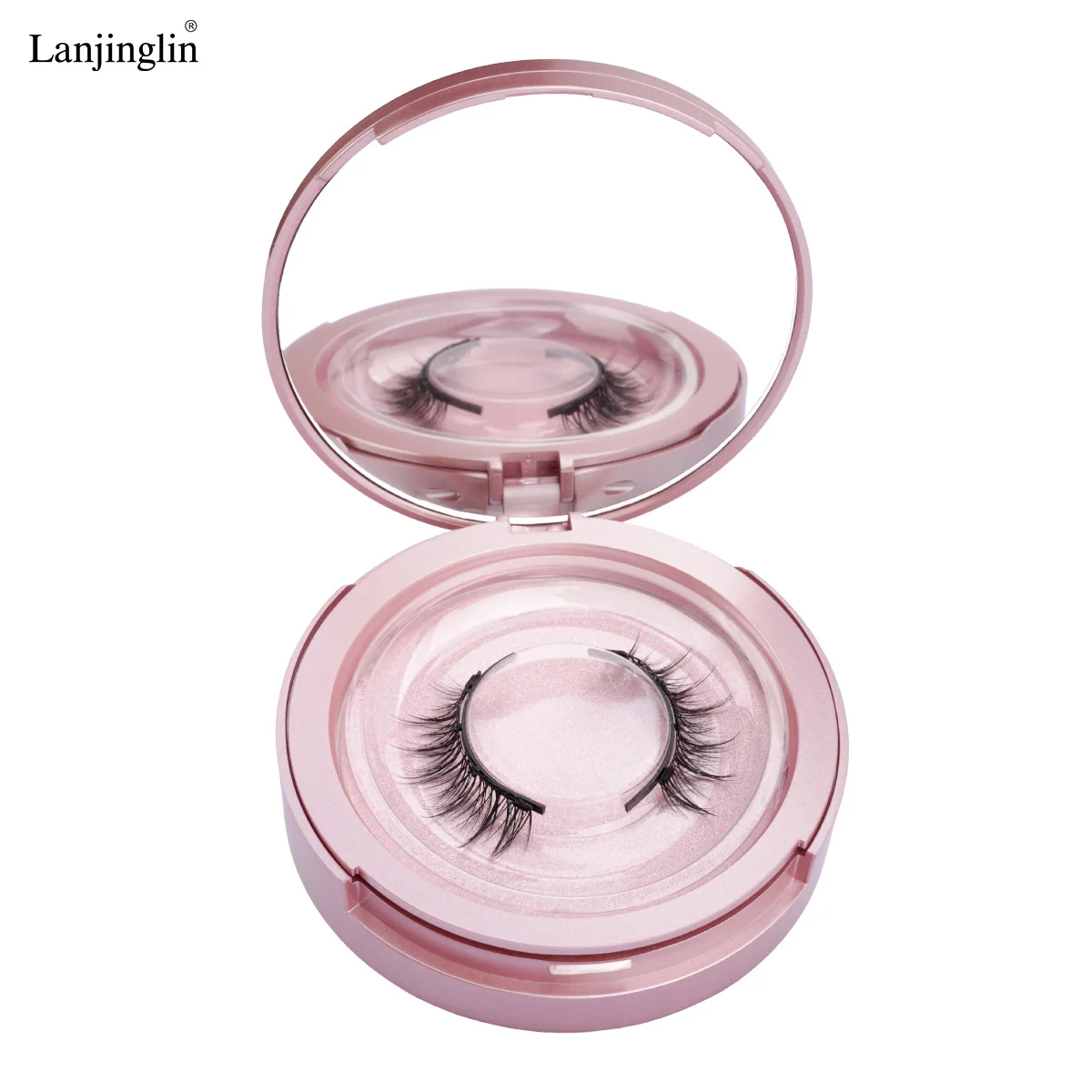 Magnetic Eyelashes Set Natural Long Magnetic False Eyelashes with Magnets Tweezer Kit No Glue Needed Extension Make up 2 Pairs