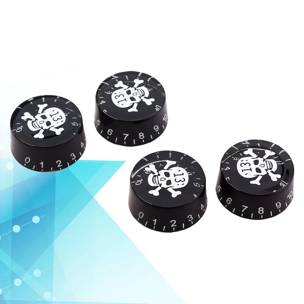 

Guitar Volume Guitar Volume Knobs Volume Tone Guitar Volume Knobs Electric Guitar Replacement Parts for , 4, Black