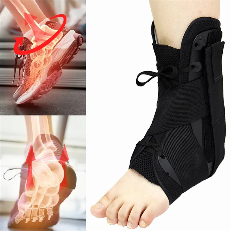 S/M/L Size Ankle Brace Support Sports Adjustable Ankle Straps Sports Support Adjustable Foot Orthosis Stabilizer Ank