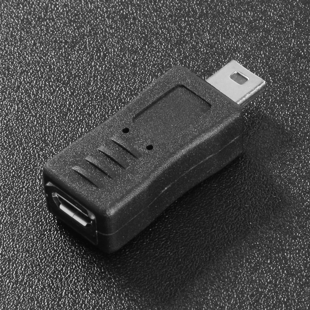 미니 USB 5핀 남성형 - 마이크로 USB 여성형 T자형 V3V8 어댑터 컨버터