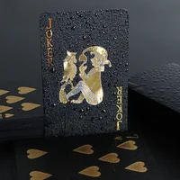 Black Gold Playing Card Game Card Waterproof Creative Magic Tools Chessboard Game Props For Home Holiday Classic Party Game 1