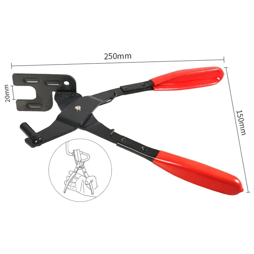 Car Universal Exhaust Hanger Removal Plier Car Exhaust Rubber Pad Plier Puller Tool Auto Special Disassembly Tool Hardware Tools