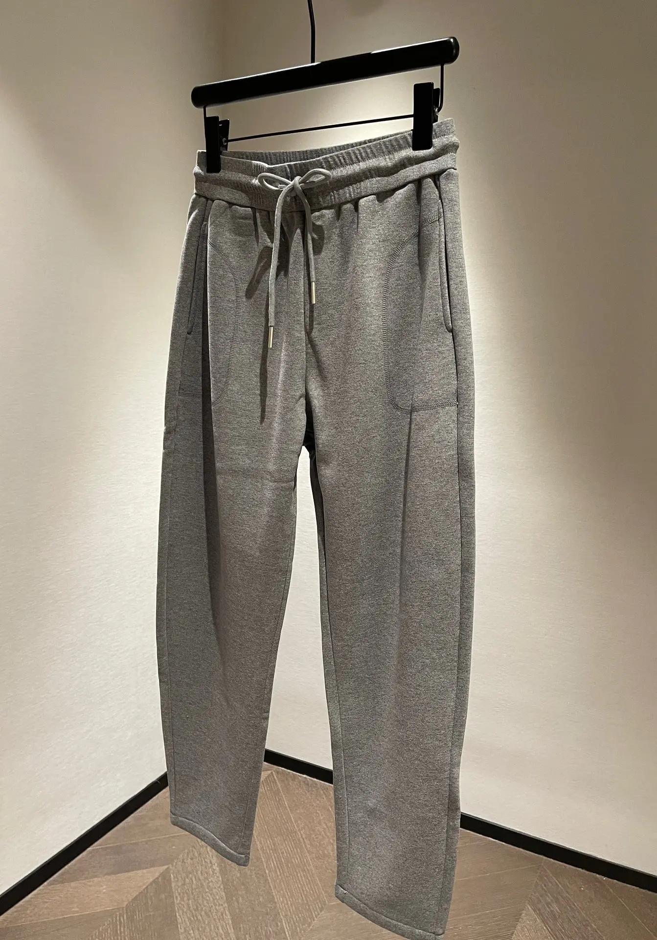 

Thickened padded drawstring sweatpants casual versatile fashion 2024 fall new 1124