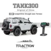 KM TRACTION TANK300 Competitive Edition RTR 2.4GHz 1/8 RC Simulation Electric Remote Control Model Car Crawler Adult Kids Toys 5