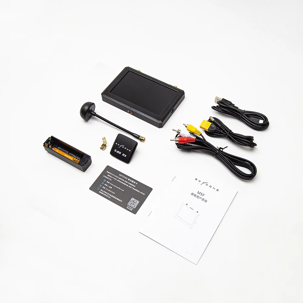 SKYZONE M5F 5-inch FPV 5.8Ghz 48CH Video Monitor With DVR For Racing Plane RC Quadcopter FPV Multicopter Part Monitor thumbnail 6