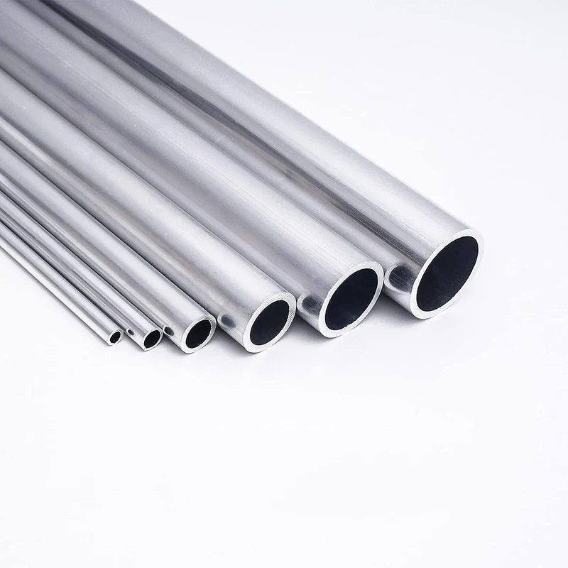 Aluminium Pipe 0.5~3mm Thickness 5-20mm OD Straight 200mm 500mm Long Round 6063 Seamless Aluminum Round Straight Tubing