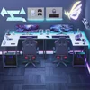 L Shaped Gaming Desk,Stylish Computer Desk – Minimalist Design with Cable Management for A Clean Workspace,Computer Desks 1
