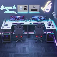 L Shaped Gaming Desk,Stylish Computer Desk – Minimalist Design with Cable Management for A Clean Workspace,Computer Desks 1