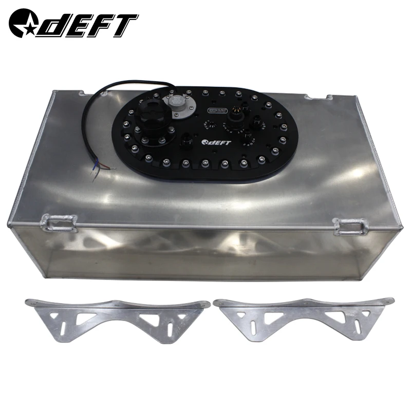 DEFT 오프로드 차량 레이싱 드리프트 연료 탱크, 알루미늄 연료 탱크, 30L 플라스틱 커버, 센서 포함