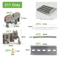 20PCS Grey-Rail