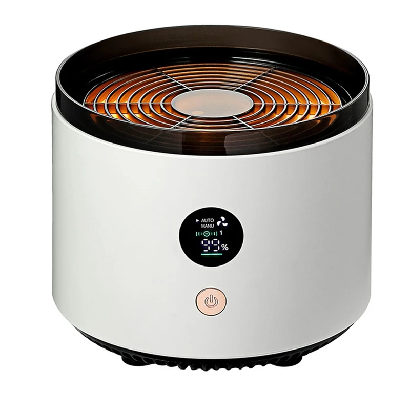 

LED Desktop Air Purifiers Negative Ion Remove Formaldehyde Air Cleaner With Light Rechargeable Air Humidifier For Home