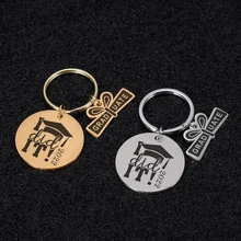 

Graduate Gift KeyChains Personalized Keyring Customized Anniversary Gifts For Mom Dad Grandpa Sister Keychain Fashion Jewelry