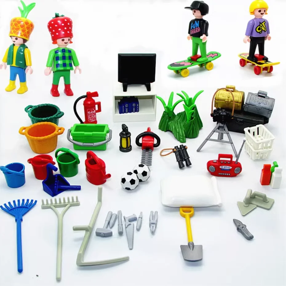 1 Set Originale Playmobil Figure Accessori Per Armi Invio Casuale Di Modelli Di Polizia Collezioni